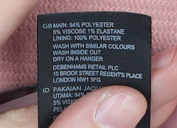 Debenhams Women's Pink Mid-Length Coat UK 20