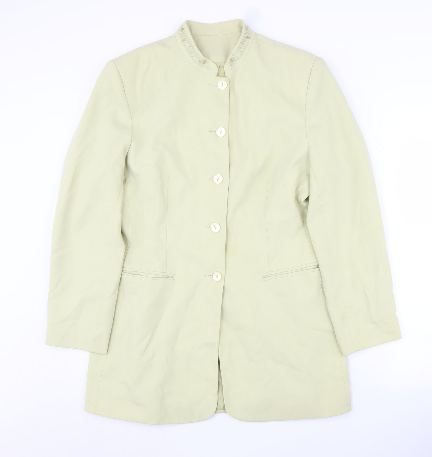 Richards Beige Womens Suit Jacket Size 14