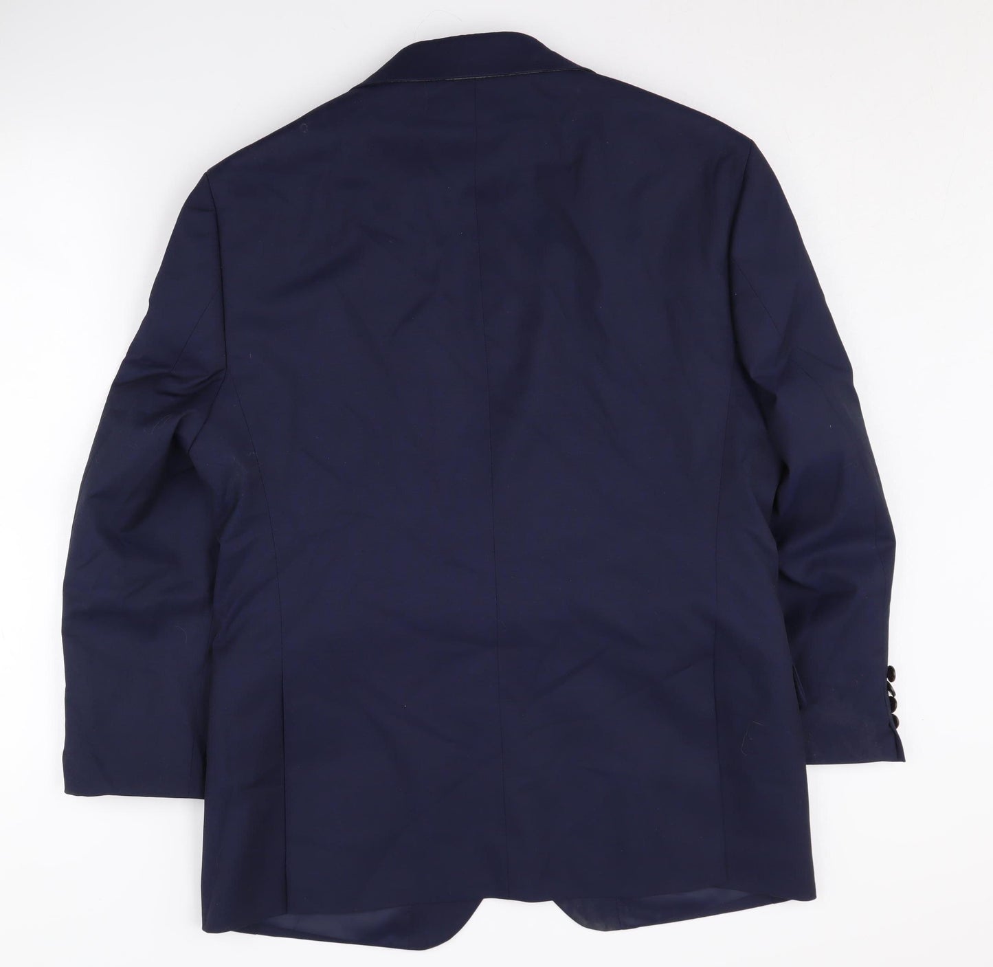 Moss Blue Suit Jacket Unisex 40S Tailored