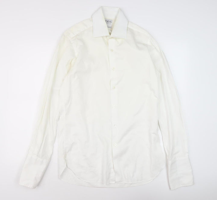 DE&S Manchester Men's White Dress Shirt, Size 16