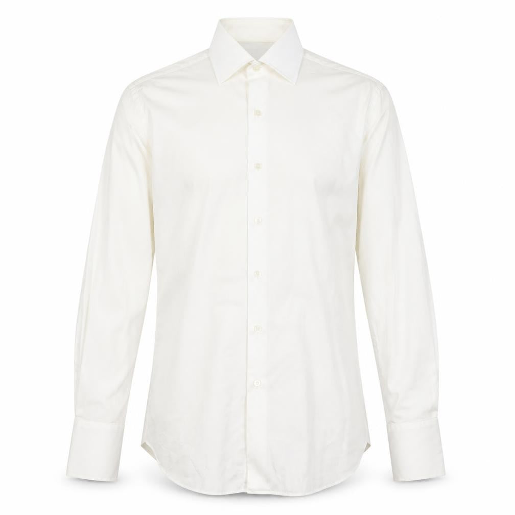 DE&S Manchester Men's White Dress Shirt, Size 16