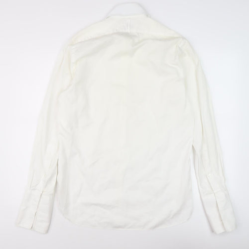 DE&S Manchester Men's White Dress Shirt, Size 16