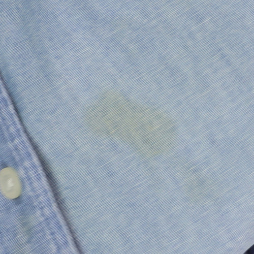 Hawkshead Men's Blue XL Denim Shirt, Casual Button-Up