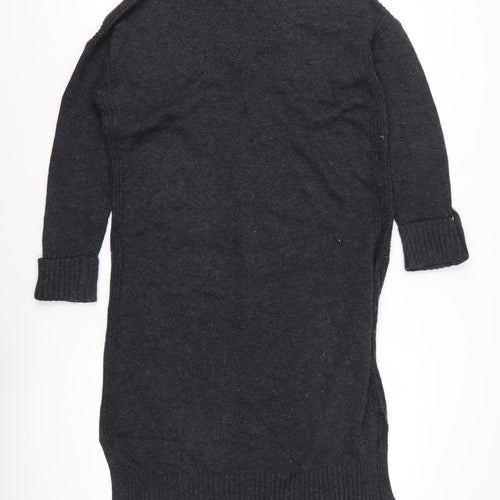 Mint Velvet Black Wool Jumper Dress XS for Women