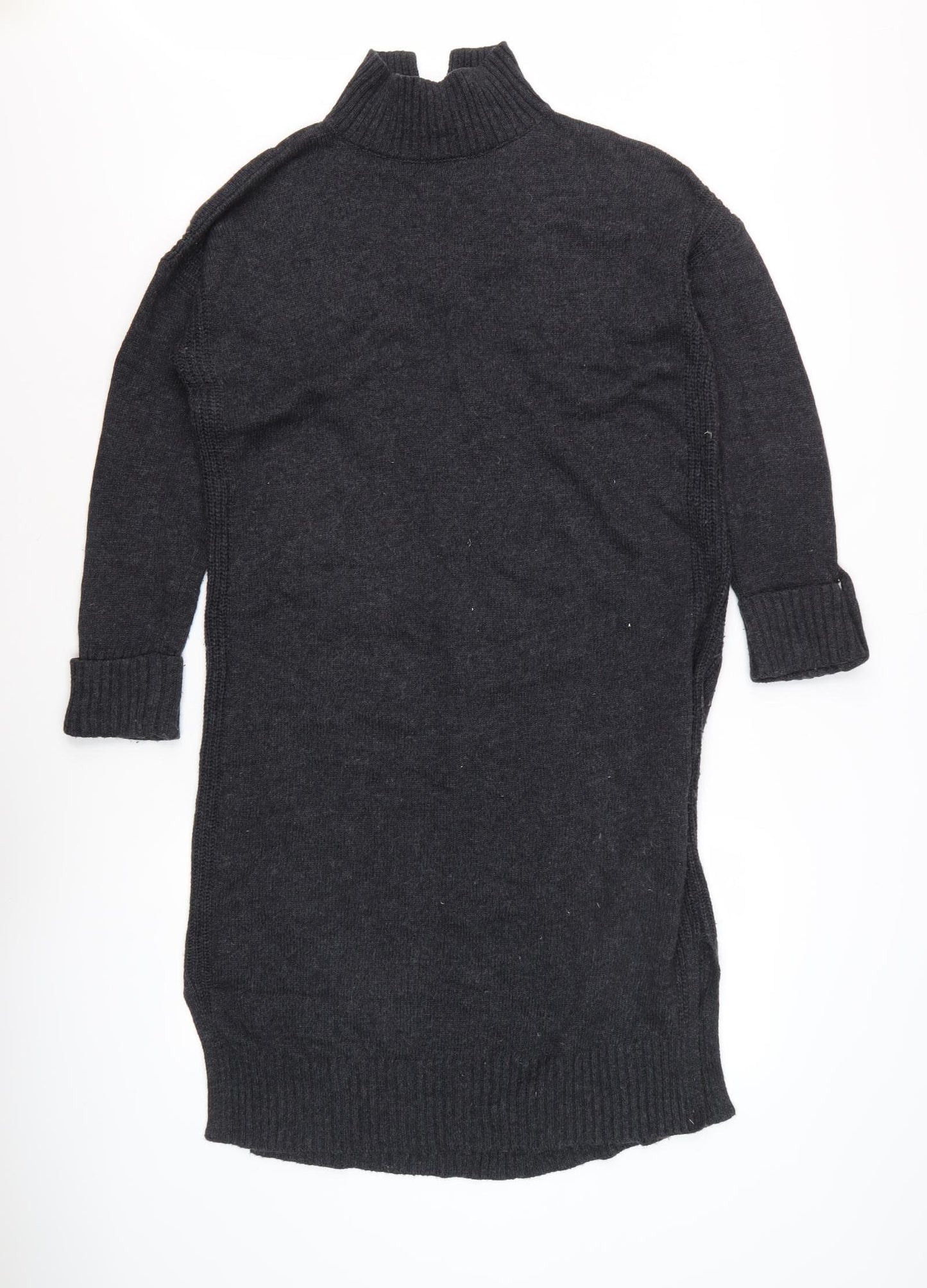 Mint Velvet Black Wool Jumper Dress XS for Women