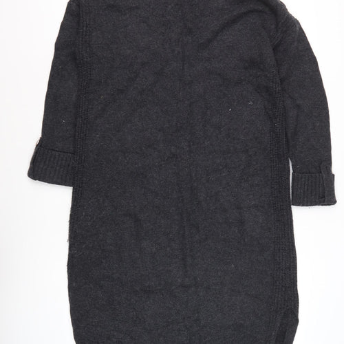 Mint Velvet Black Wool Jumper Dress XS for Women
