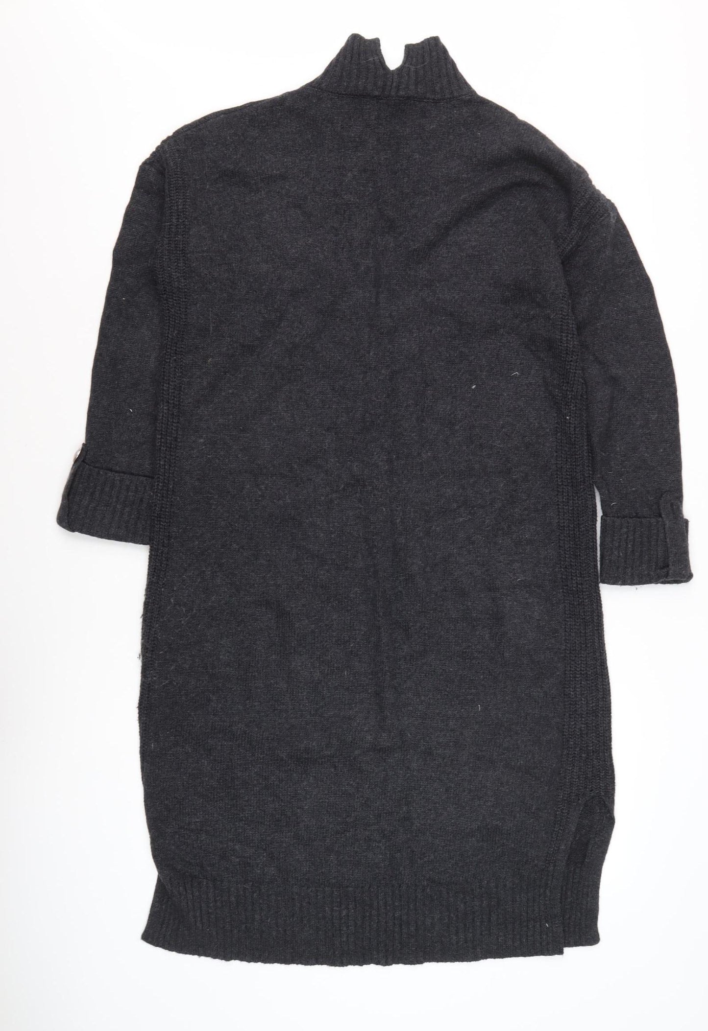 Mint Velvet Black Wool Jumper Dress XS for Women