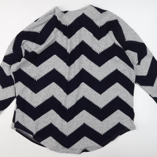 Izabel London Women's Multicoloured Zip Jumper Size 12