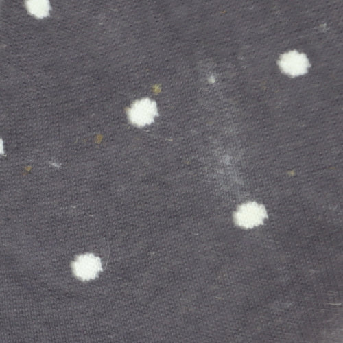 Peter Hahn Women's Grey Polka Dot Roll Neck Jumper