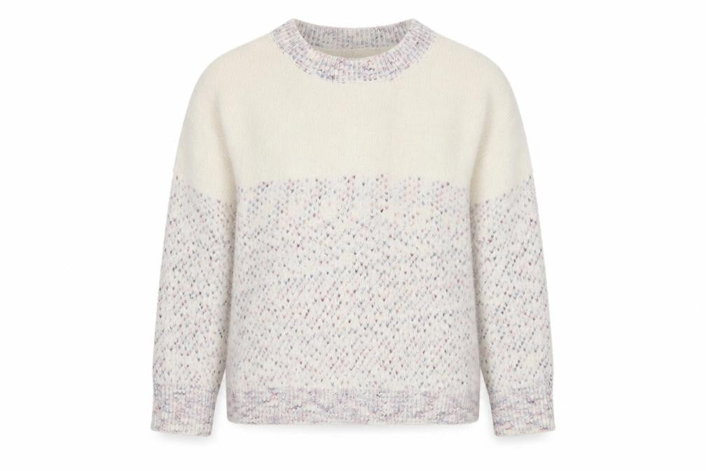 Front view of Klass Women's Multicoloured Chunky Knit Jumper L