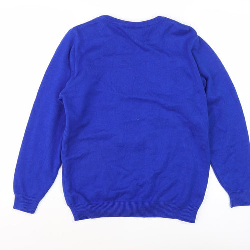 Leeds Rhinos Women's Blue Christmas Jumper Size 6