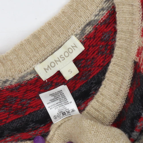 Monsoon Women's Multicoloured A-Line Dress S