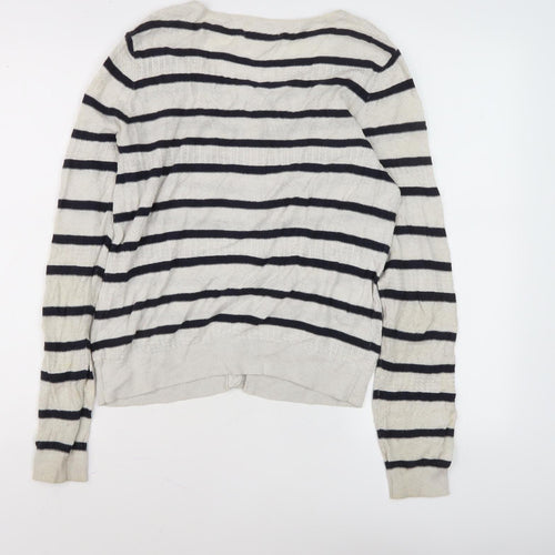 Next Women's Multicoloured Striped Cardigan Size 10