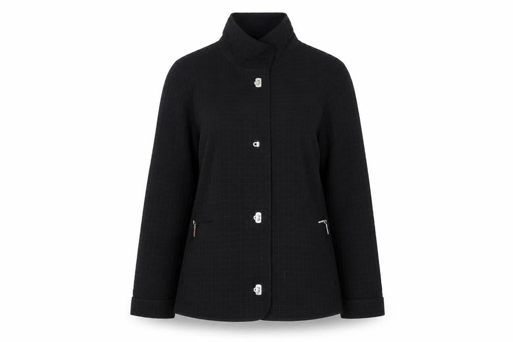 Callery Women's Black Wool Jacket M - Elegant Design