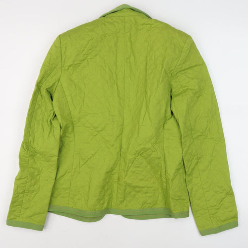 Evan-Picone Women's Green Quilted Blazer Size 6