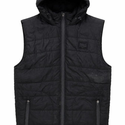 Everlast Men's Black Hooded Puffer Waistcoat S