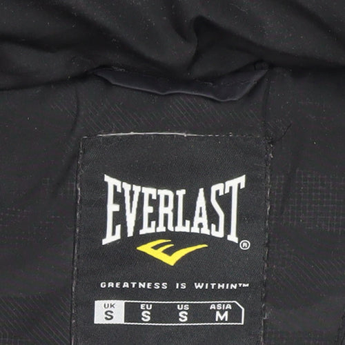 Everlast Men's Black Hooded Puffer Waistcoat S