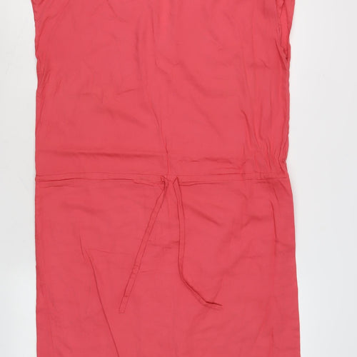 Bench Women's Pink Red Polyester Shift Dress Size S