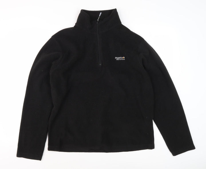 Regatta Black Fleece Pullover, Unisex L, Outdoor Hiking