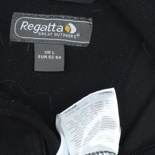 Regatta Black Fleece Pullover, Unisex L, Outdoor Hiking