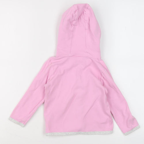 Looney Tunes Girls Pink Full Zip Hoodie, Size 1-2 Years, Casual