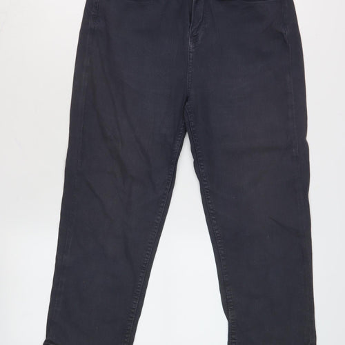Fat Face Women's Blue Capri Jeans Size 10 Skinny Fit