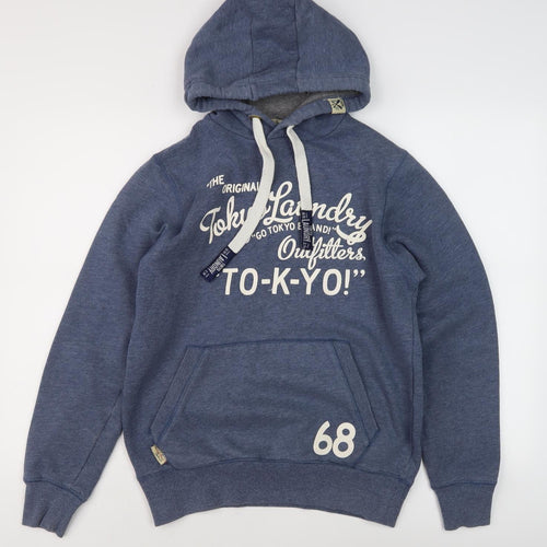 Tokyo Laundry Women's Blue Hoodie - Size S