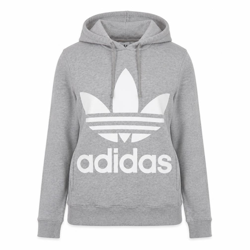 Adidas Women's Grey Pullover Hoodie XS