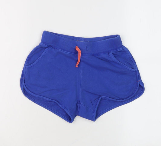 Boden Girls Blue Sweat Shorts, Size 2-3 Years, Casual Wear