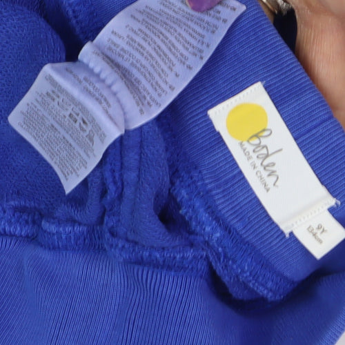 Boden Girls Blue Sweat Shorts, Size 2-3 Years, Casual Wear