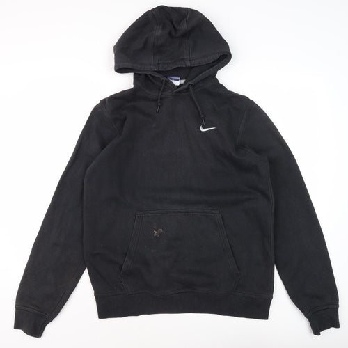 Nike Men's Black M Pullover Hoodie with Logo