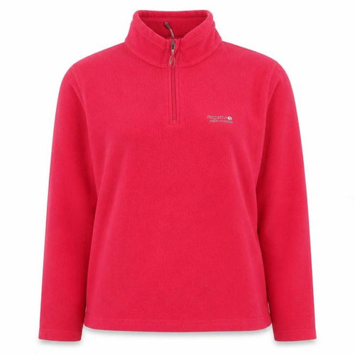Regatta Women's Red Fleece Pullover Sweatshirt Size 10