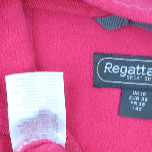 Regatta Women's Red Fleece Pullover Sweatshirt Size 10