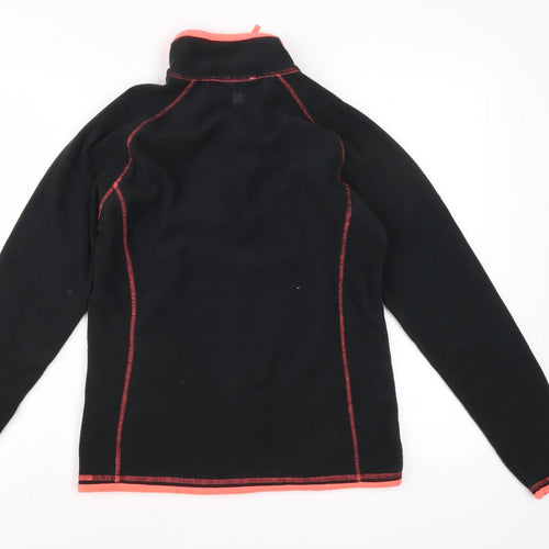 Mountain Warehouse Women's Black Sweatshirt, Size 8, Zip