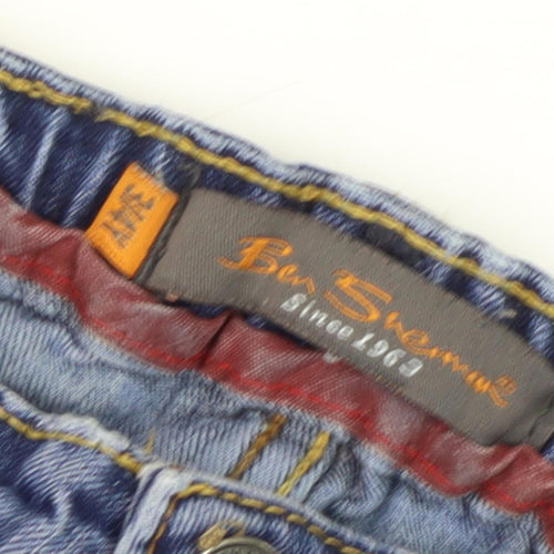 Ben Sherman Boys Blue Straight Denim Jeans