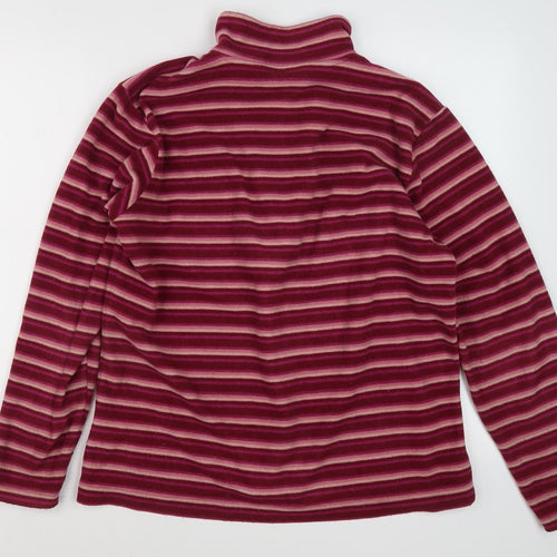 Craghoppers Women's Red Striped Sweatshirt Size 14