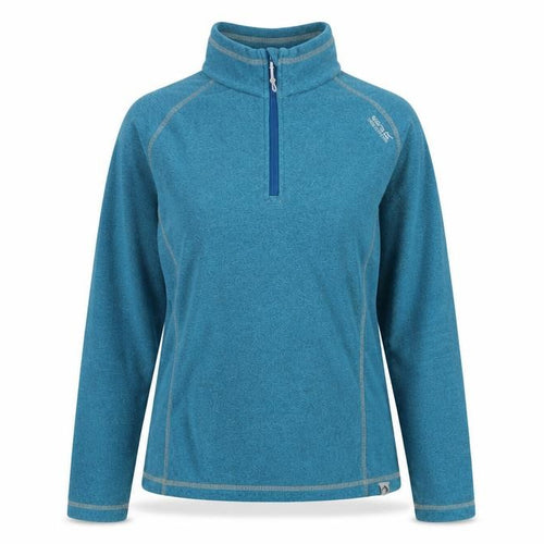 Regatta Women's Blue Sweatshirt, Size 12, 1/4 Zip