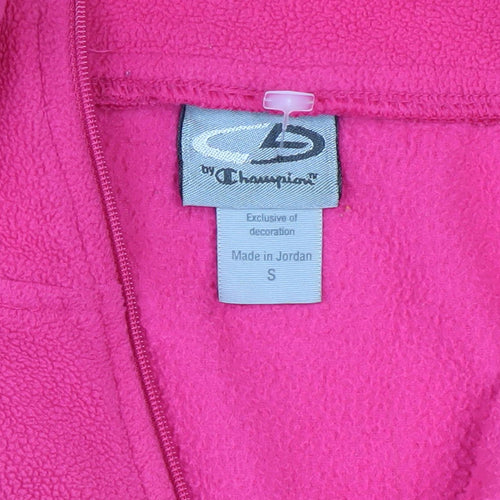 Champion Women's Pink Fleece Pullover Sweatshirt S