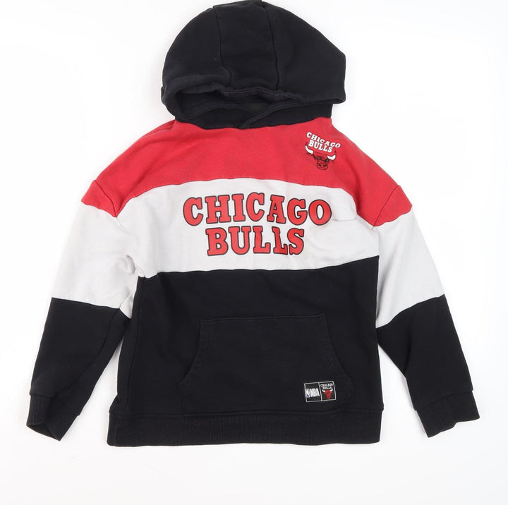 NBA Boys Black, Red & White Pullover Hoodie 8-9 Years