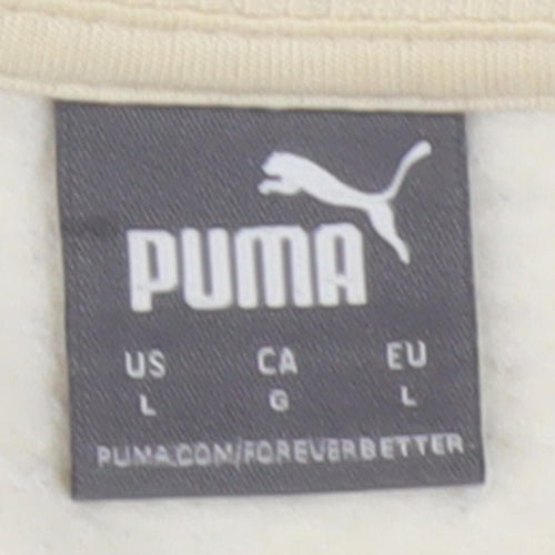 Puma Women's Beige Pullover Sweatshirt Size 12