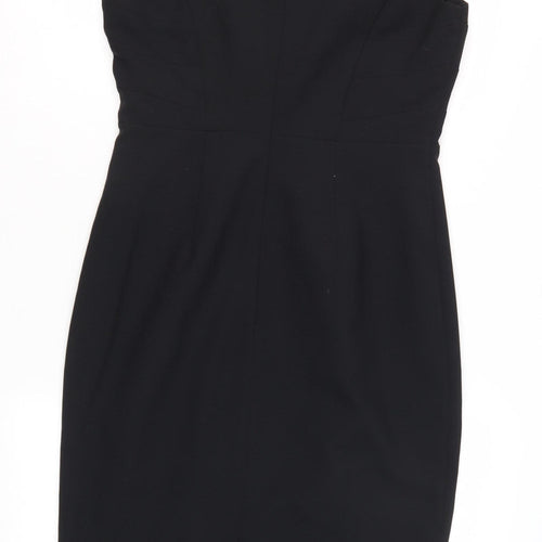 M&Co Women's Black Sleeveless Dress, Size 10