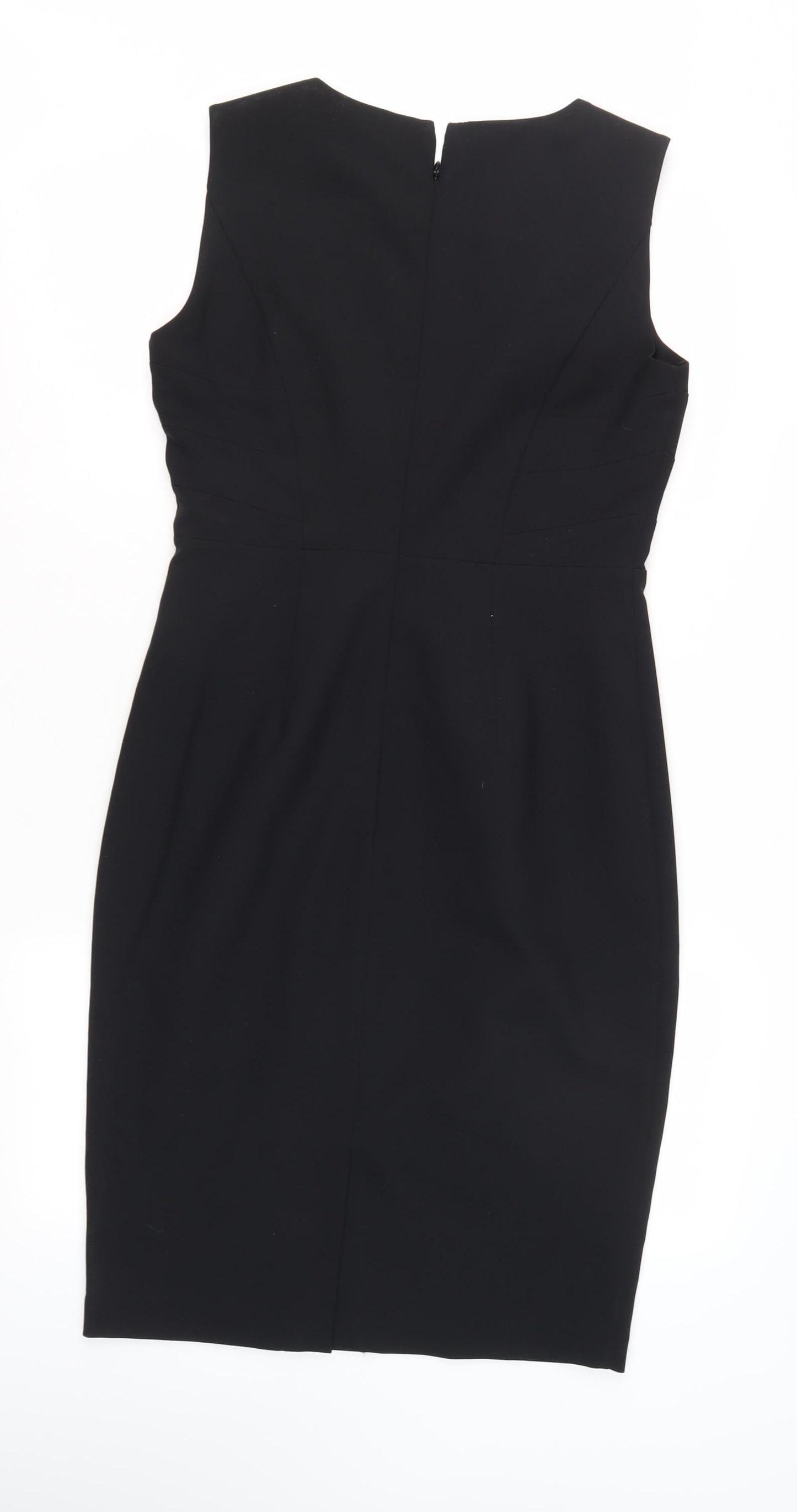 M&Co Women's Black Sleeveless Dress, Size 10