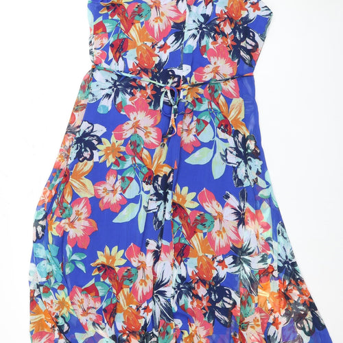 M&Co Women's Floral Dress, Size 14, Multicoloured