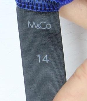 M&Co Women's Floral Dress, Size 14, Multicoloured
