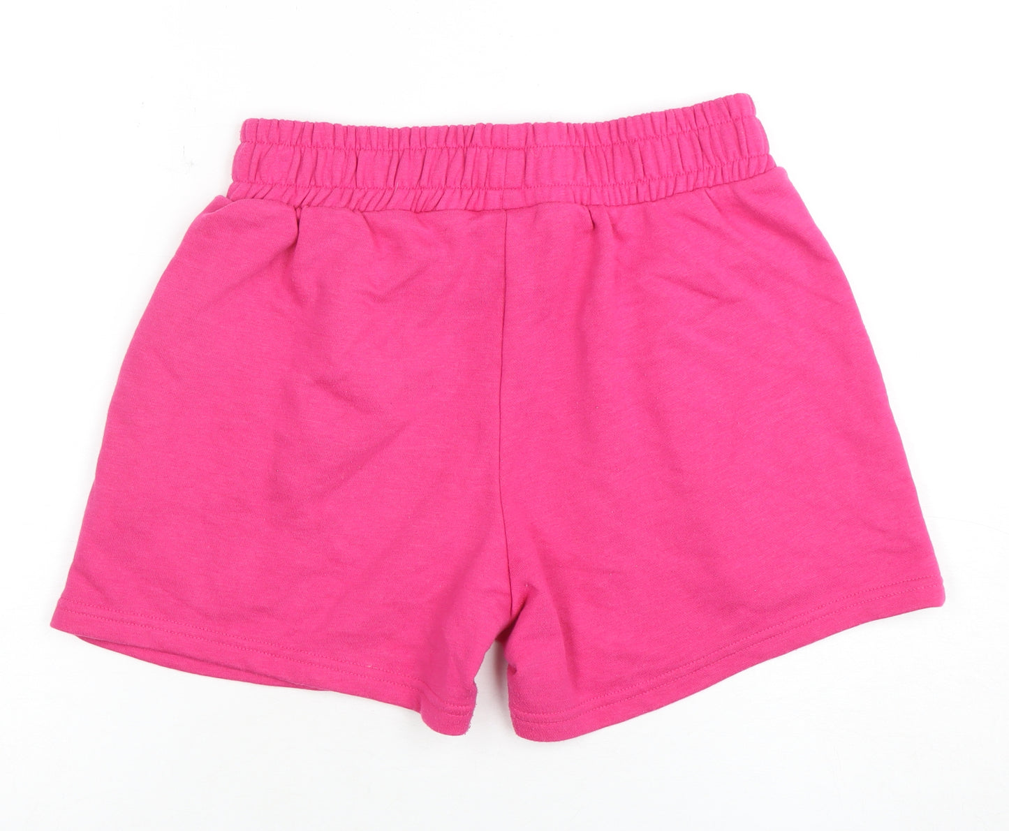 Barbie Women's Pink XS Jersey Logo Casual Shorts