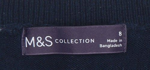 Marks and Spencer Women's Multicoloured Size 8 Pullover Jumper