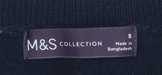 Marks and Spencer Women's Multicoloured Size 8 Pullover Jumper
