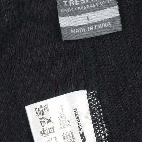 Trespass Unisex Black Trousers L Polyester
