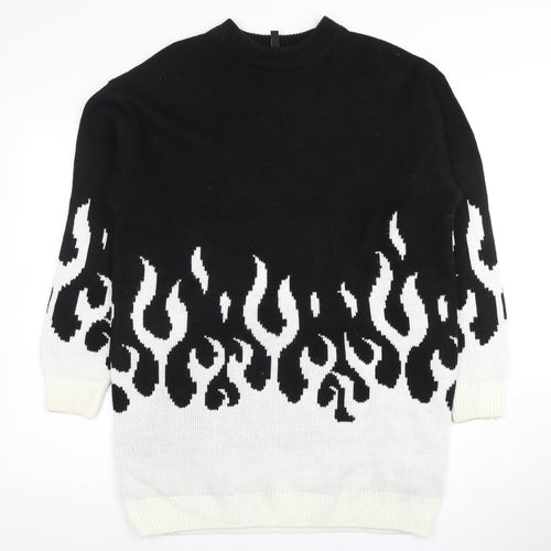H&M Divided Women's Black Pullover Jumper Size 12