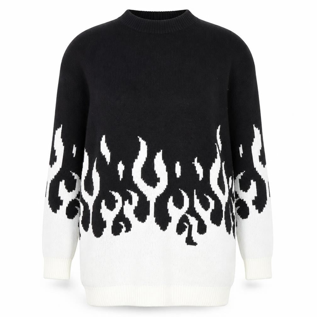 Front view of H&M Divided Women's Black jumper, size 12